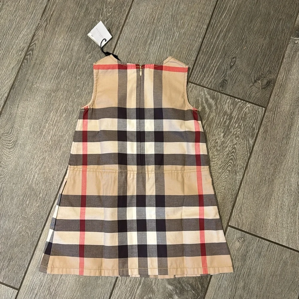 NWT Burberry 'Dawny' Check Print
Sleeveless Dress (Little Girls & Big
Girls) - Picture 3 of 5